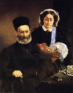 Portrait Of Monsieur And Madame Auguste Manet — Édouard Manet, Realism