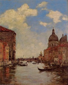 Venice, The Canal De La Gandara — Eugène Louis Boudin