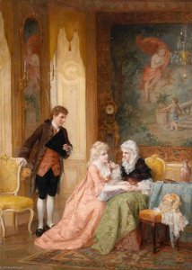 Interior Scene — Otto Erdmann