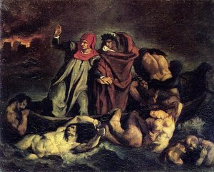 The Barque Of Dante (copy After Delacroix) — Édouard Manet, Romanticism