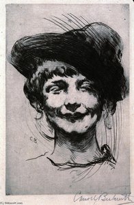 Head Of A Young Woman — James Carroll Beckwith
