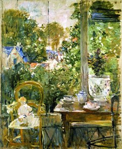 Doll On A Porch — Berthe Morisot, Impressionist Movement