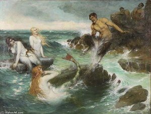 The Mermaids — Ferdinand Leeke
