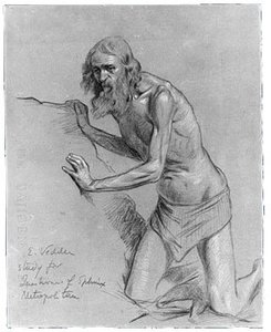 Study For The Question Of The Sphinx — Elihu Vedder