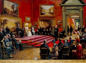 The Opening of the Modern Foreign and Sargent Galleries at the Tate Gallery, 26 June 1926