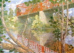 Die rote Brücke