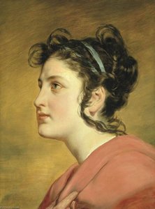 Portrait Of A Young Girl — Friedrich Ritter Von Amerling