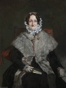 The Artist, His Mother In Law And Wife (triptych, Centre Panel) — Patrick Allan Fraser