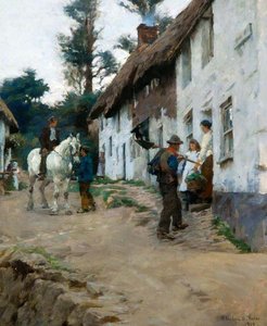 Evening,worker's Return — Stanhope Alexander Forbes