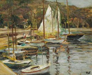 The Small Port, (1950) — Marcel Dyf