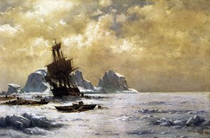 Caught In The Ice — William Bradford