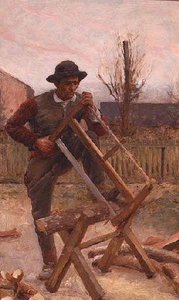 Un Scieur De Bois — Louis Antoine Capdevielle