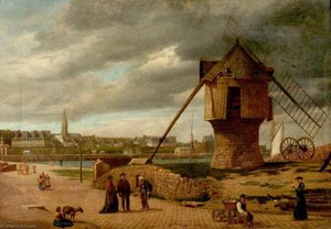 Landscape With A Windmill, St Malo, France — James Collinson
