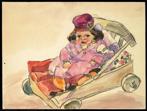 [child In A Wooden Cart] — Lene Schneider-kainer