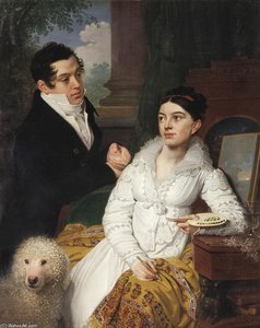Portrait Of A. G. And A. A. Lobanov Rostovsky — Vladimir Lukich Borovikovsky