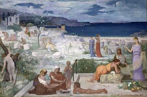 The Greek Colony, Marseille — Pierre Cécile Puvis De Chavannes