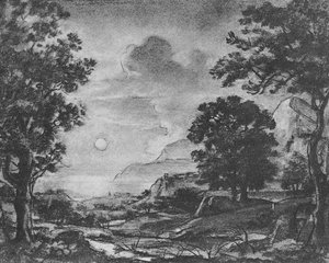 Romantic Landscape — Konstantin Fyodorovich Bogaevsky, Symbolism