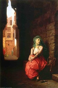 Young Arab Woman With Waterpipe — Jean-léon Gérôme