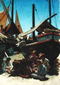 Anzio, The Port — Ernest Hébert (antoine Auguste Ernest Hebert)