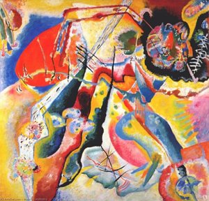 Slika Sa Crvenim Tackom — Василий Васильевич Кандинский, Абстрактни Експресионизам