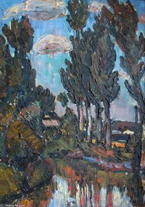 Lakeside Trees — István Nagy
