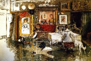 The Tenth Street Studio — William Merritt Chase