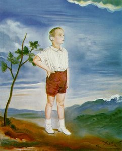 Portrait Of A Child (unfinished), 1951 — Salvador Dalí, Surrealism