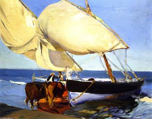 Sails — Joaquín Sorolla Y Bastida, Impressionist Style
