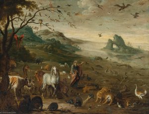 God Creating the Animals of the World