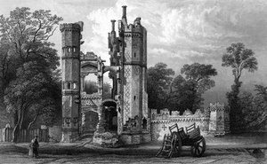 Remains Of Nether Hall — William Henry Bartlett