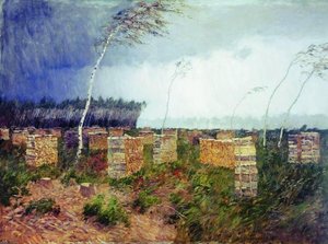 Tempest. Rain. — Isaak Ilyich Levitan