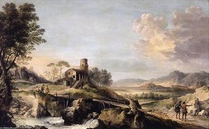 Pastoral Landscape With Figures — Jean Baptiste Lallemand