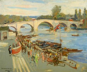 Richmond Bridge, London — Sir John Lavery