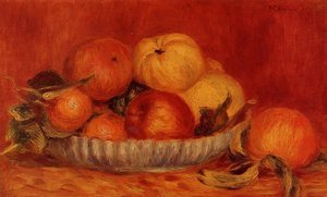 Still Life With Apples And Oranges — Pierre-auguste Renoir, Impressionist Still Life
