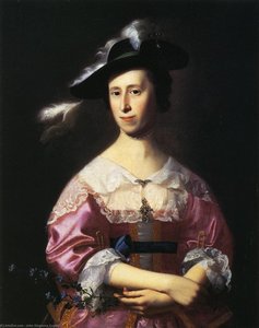 Mrs. Samuel Quincy (hannah Hill) — John Singleton Copley, Baroque Rococo
