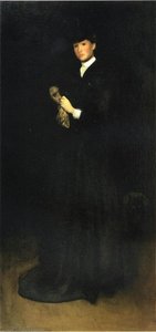 Anordnung In Schwarz Nr. 8. Porträt Von Mrs. Cassatt — James Abbott Mcneill Whistler, Aestheticism