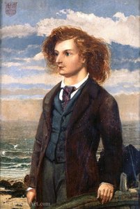 Painting Of A Young Algernon Charles Swinburne — William Bell Scott