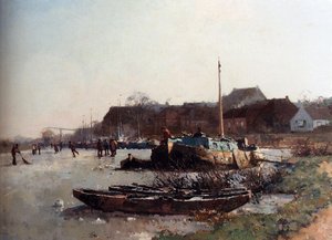 Winterfun On De Loswal, Hattem — Cornelis Vreedenburgh