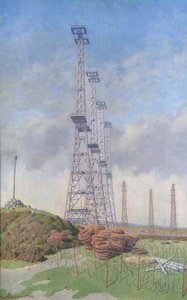 A 'type Ch' (chain Home) Radar Station On The East Coast — William Thomas Rawlinson