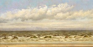 Ocean Waves Breaking On Beach — William Aiken Walker