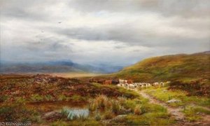 A North Derbyshire Moorland — Louis Bosworth Hurt