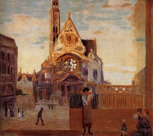 The Church Of Paris — Grant Wood