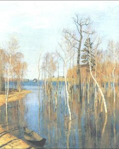 Springtime, High Water — Isaak Ilyich Levitan