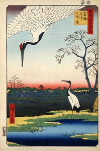 102. Minowa, Kanasugi And Mikawashima — Ando Hiroshige