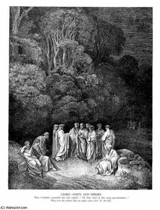 Limbo Poeata I Heroji — Gustav Dore, Romantic Illustration