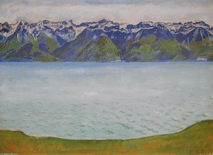 Lake Geneva With Savoyerbergen — Ferdinand Hodler
