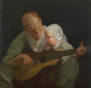 The Guitar — George Benjamin Luks