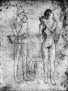 El Aseo De La Madre — Pablo Picasso, Expressionism