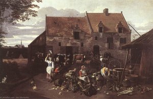 The Market Garden — Jan Siberechts, Baroque