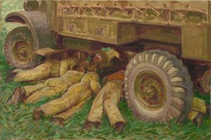 Canadian Troops Undergoing Instruction — Henry Lamb
